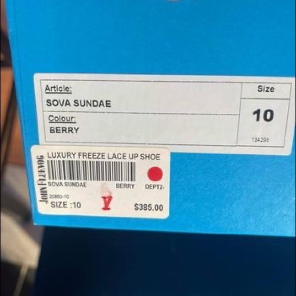 Size 10 -Sova Sundae (Berry) - Picture 6 of 6